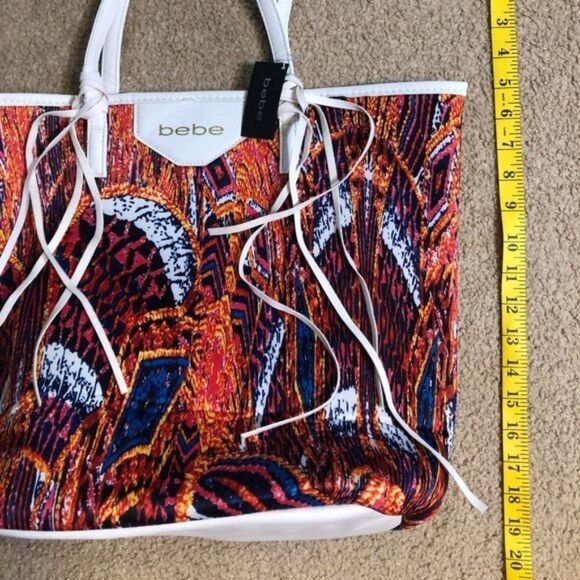 NWT Bebe Peacock Tote - Picture 5 of 6